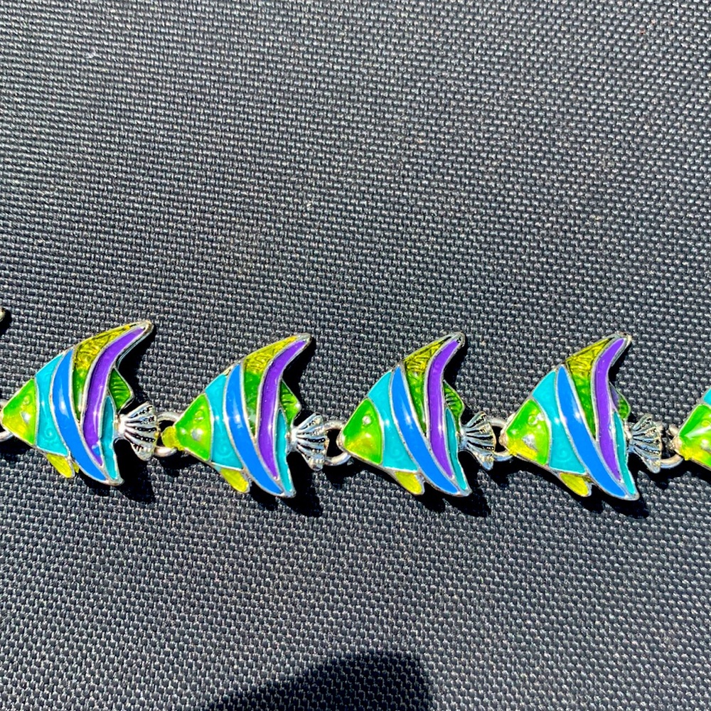 Brand new, Tropical Fish Magnetic Bracelet, approx 7” long